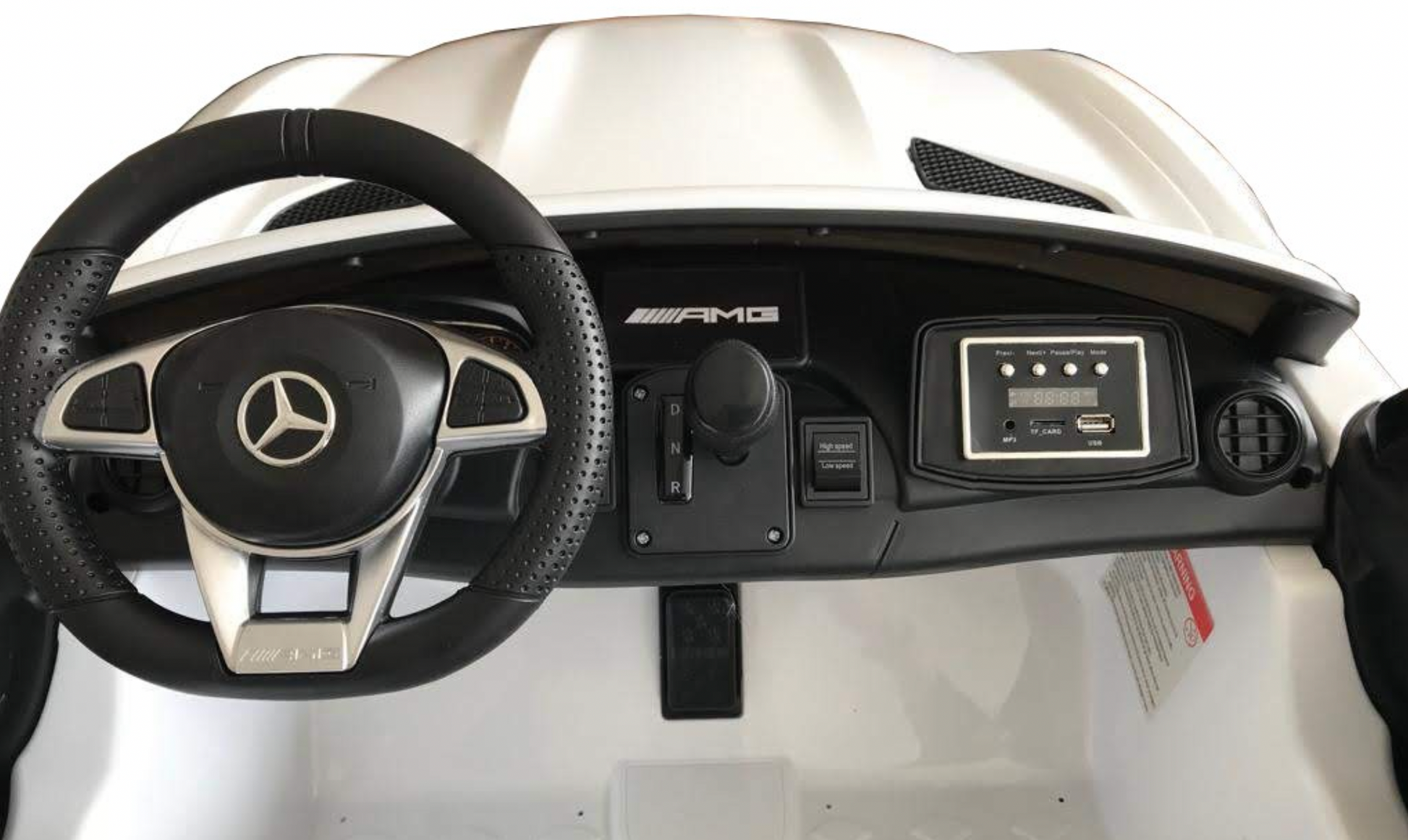 Kinderauto Elektrisch - Doppelsitzer „Mercedes AMG GT R“ für 2 Kinder –  Elektroautos für Kinder